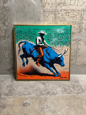 Rodeo #20 | One-off Archival Artwork With Acrylic Paint (38" x 38")