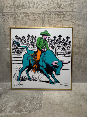 Rodeo #4 | One-off Archival Artwork With Acrylic Paint (38" x 38")